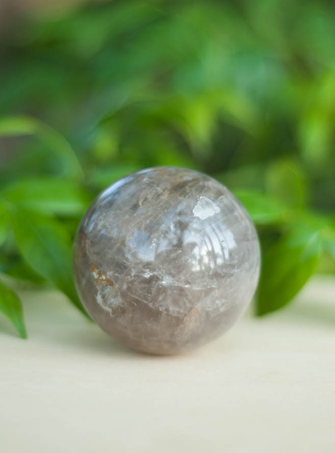 Blue Rose Quartz Sphere #2 - Madagascar