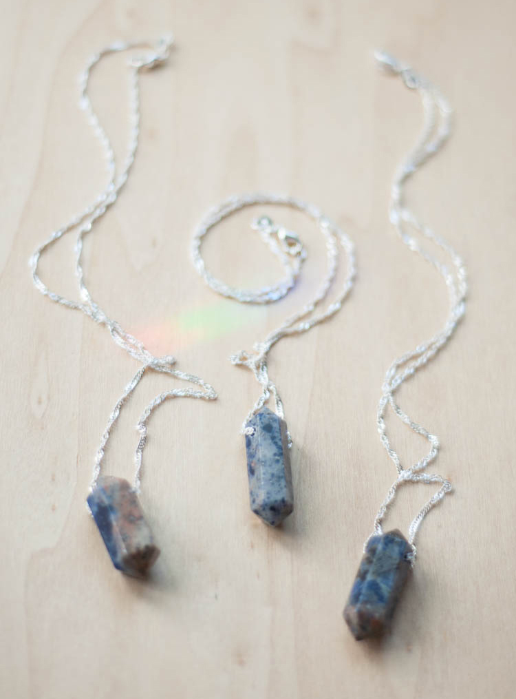 Sodalite Point Pendant