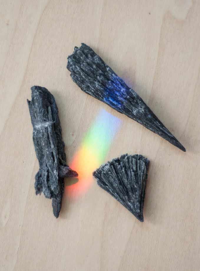 Raw Black Kyanite