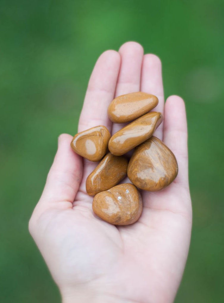 Tumbled Yellow Jasper