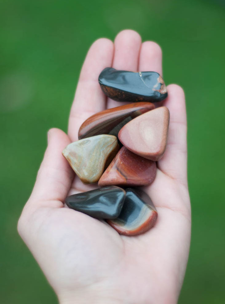 Tumbled Polychrome Jasper