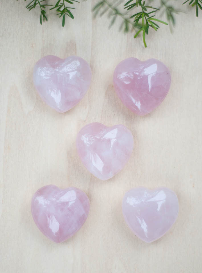 Rose Quartz Heart