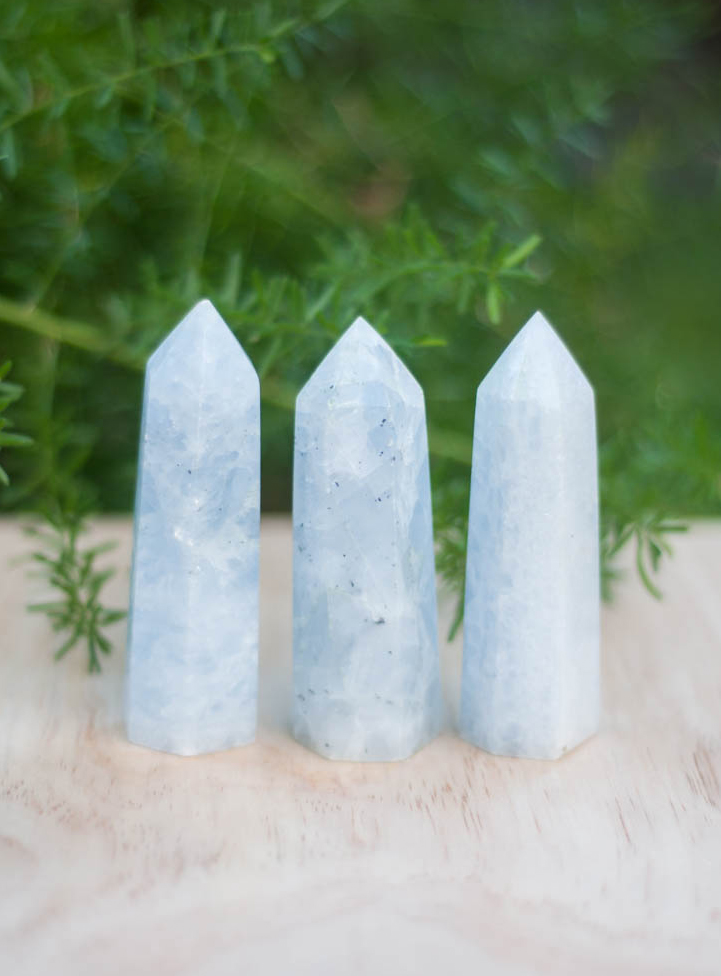 Blue Calcite Tower