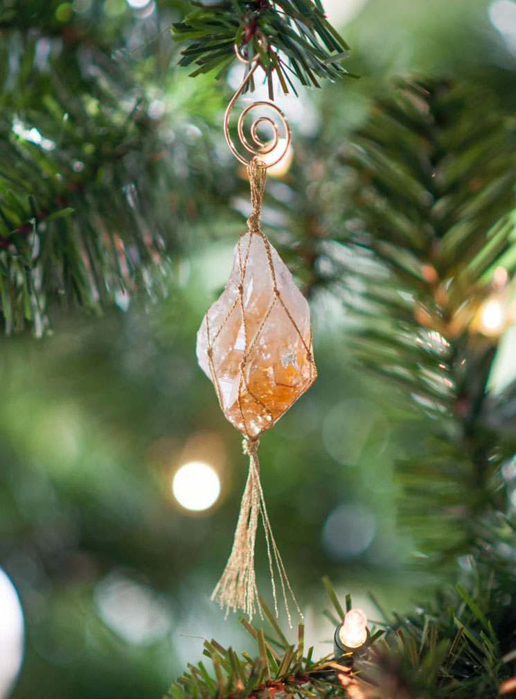 Citrine Christmas Ornament