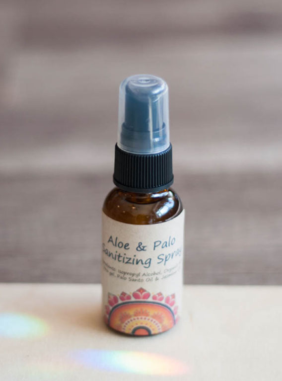 Aloe and Palo Sanitizing Spray