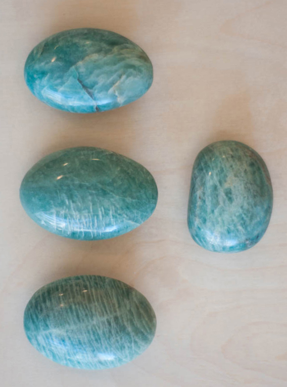 Amazonite Palm Stone