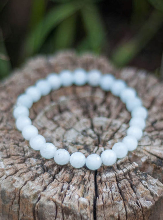 Celestite Bracelet - faceted