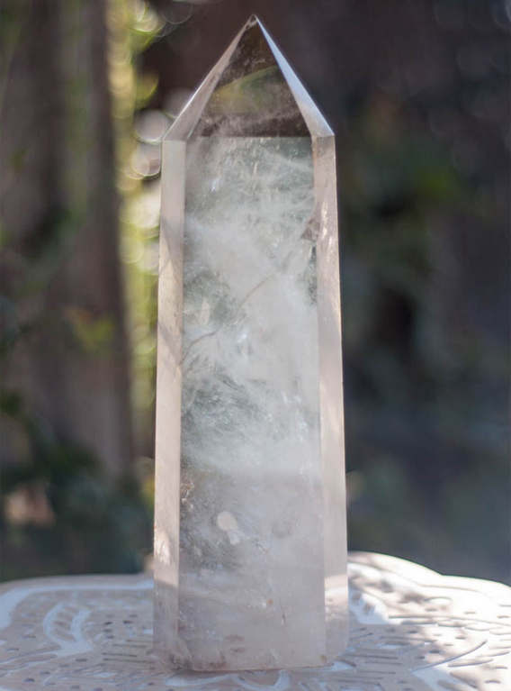 Extra Large Light Smoky Quartz Tower