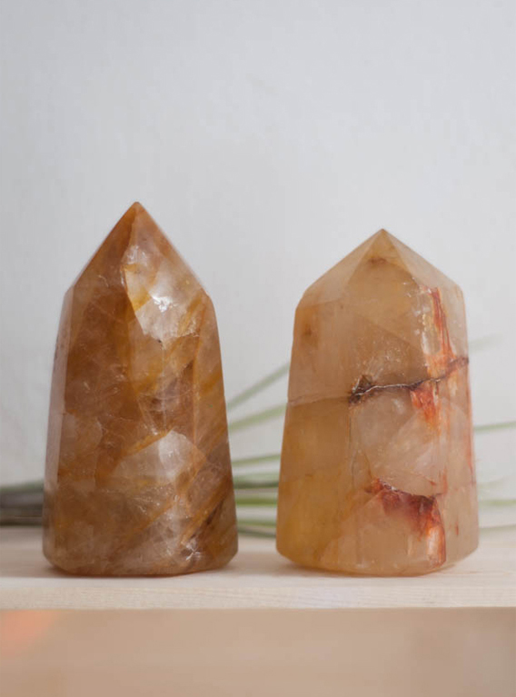 Golden Healer Quartz Tower medium