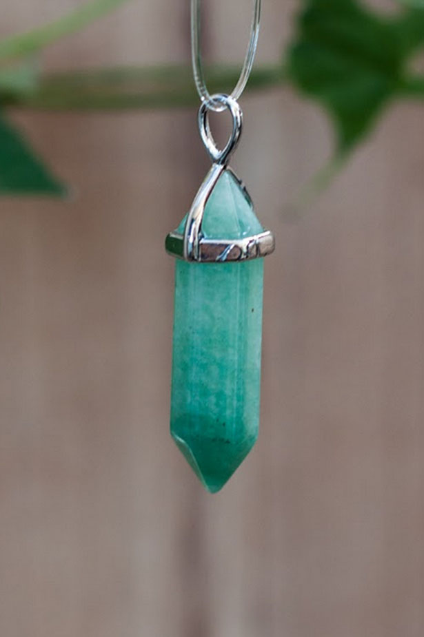 Green aventurine pendant Clearance