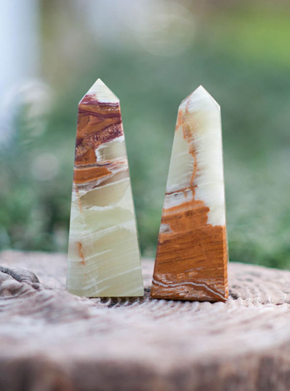 Green Calcite Tower