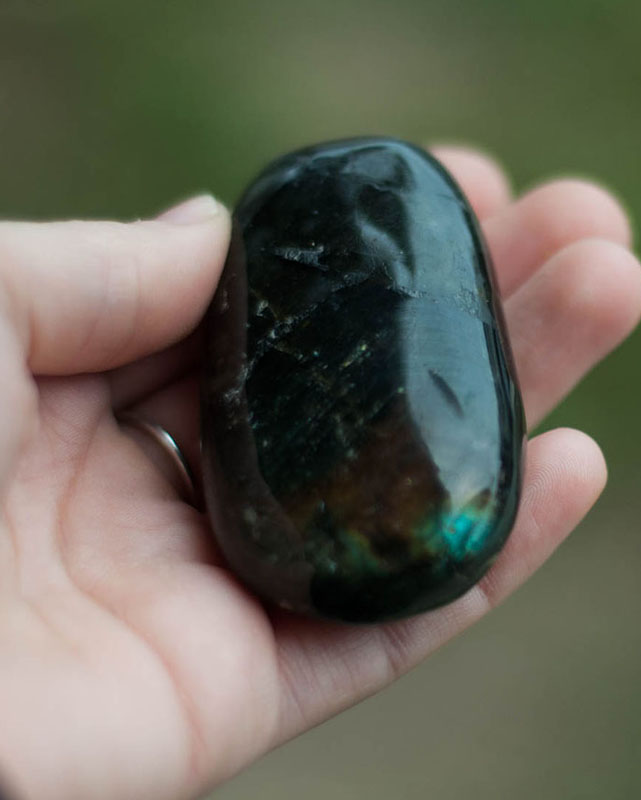 Labradorite Palm Stone