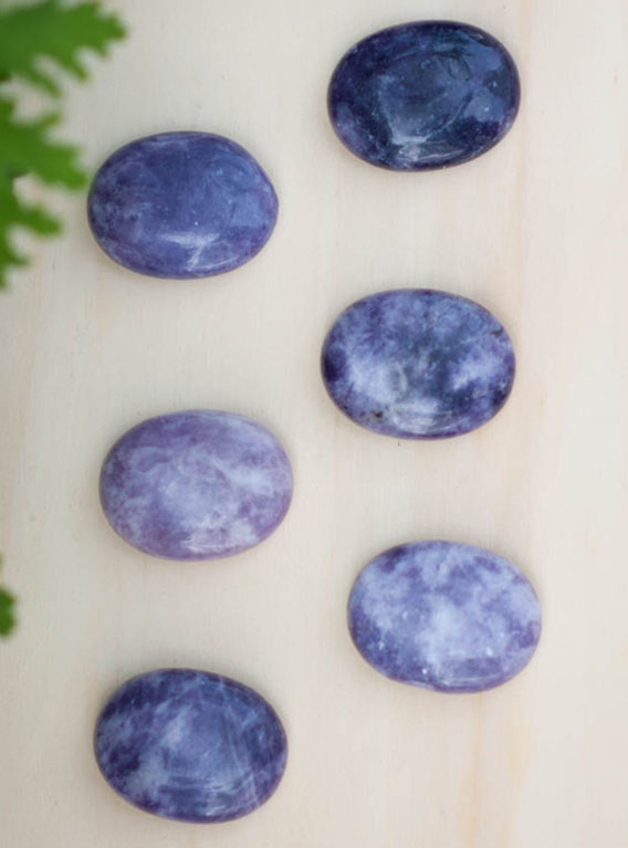 Lepidolite Palm Stone