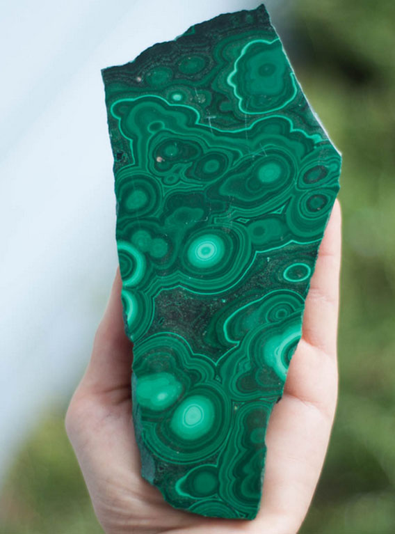 Malachite Slab #9