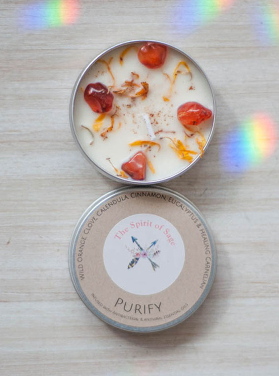 Purify Tin Travel Candle