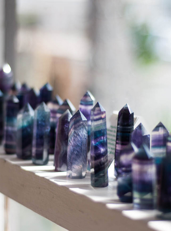 Rainbow Fluorite Tower small