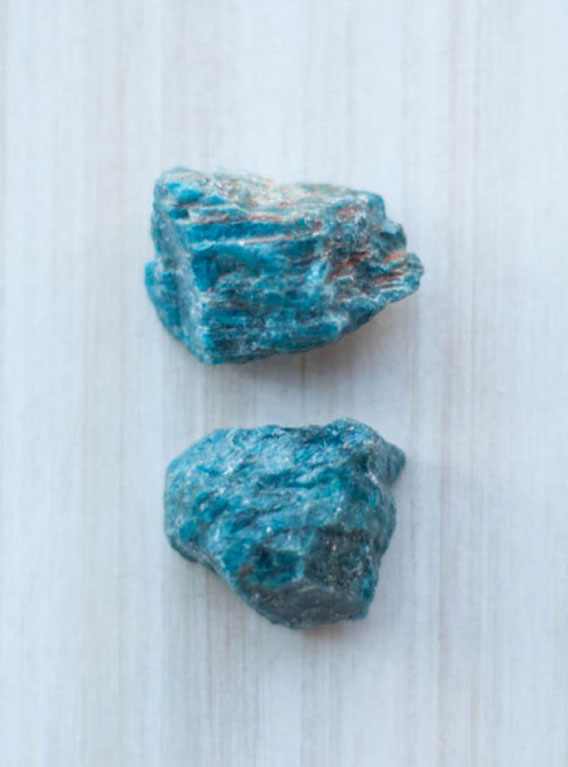 Raw Blue Apatite