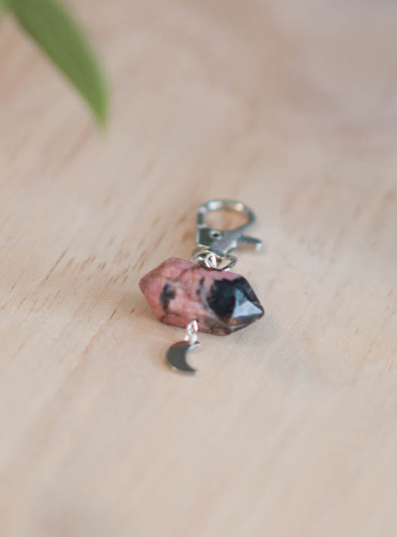 Rhodonite Charm