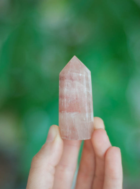 Rose Calcite Tower - Pakistan