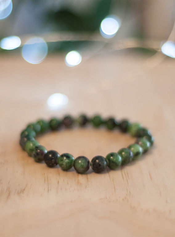 Ruby in Zoisite Bracelet