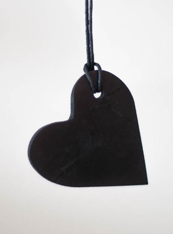 Shungite Heart Pendant