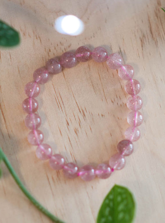 Strawberry Quartz Bracelet