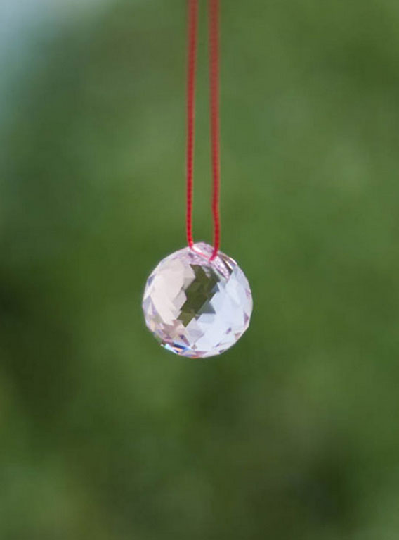 Swarovski Crystal 20mm Rainbow Maker Ball Pink