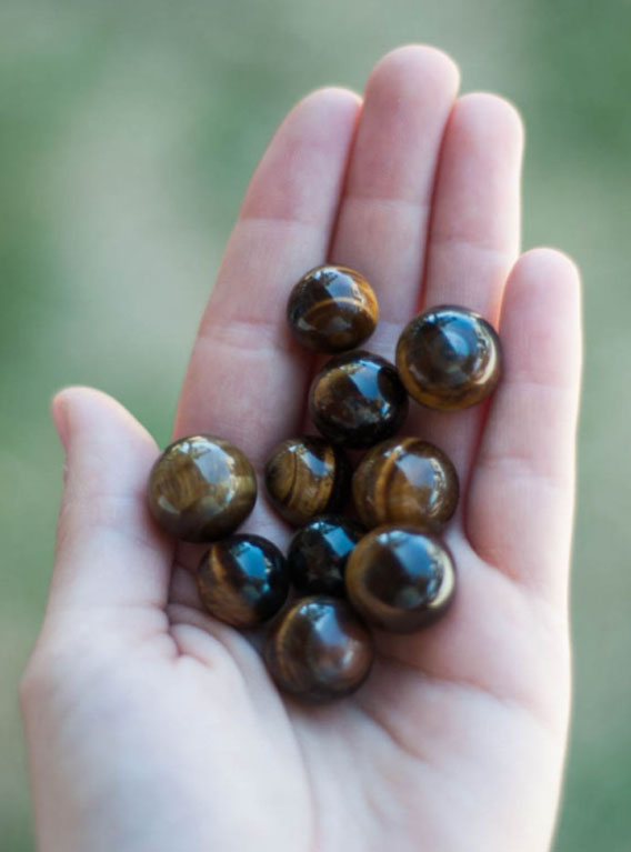 Tiger's Eye Mini Sphere