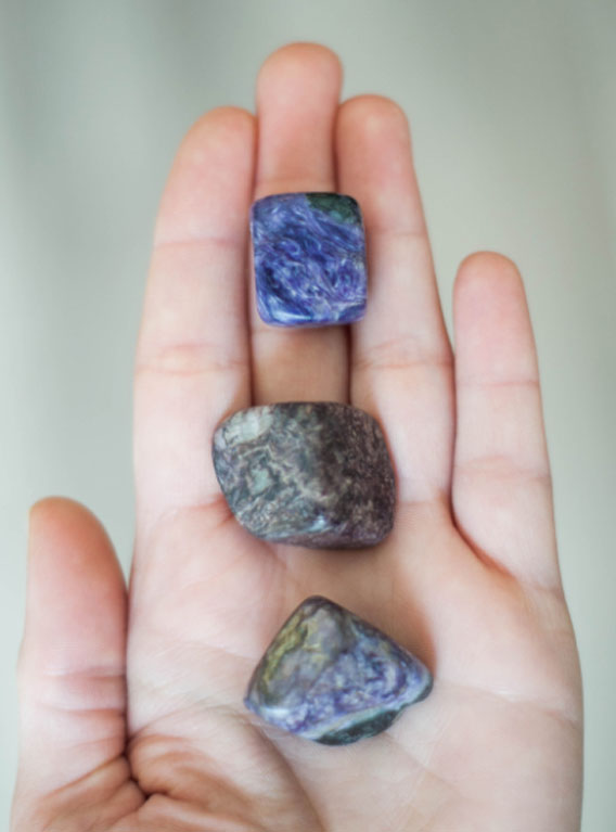 Tumbled Charoite