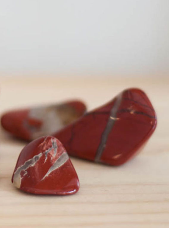 Red Jasper Tumbled Pocket Stone - Minera Emporium Crystal & Mineral Shop