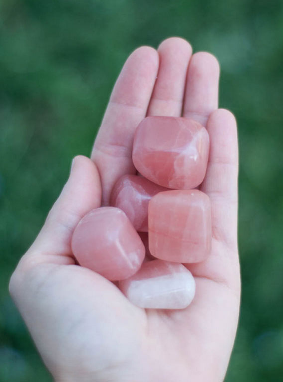 Tumbled Rose Calcite - Pakistan